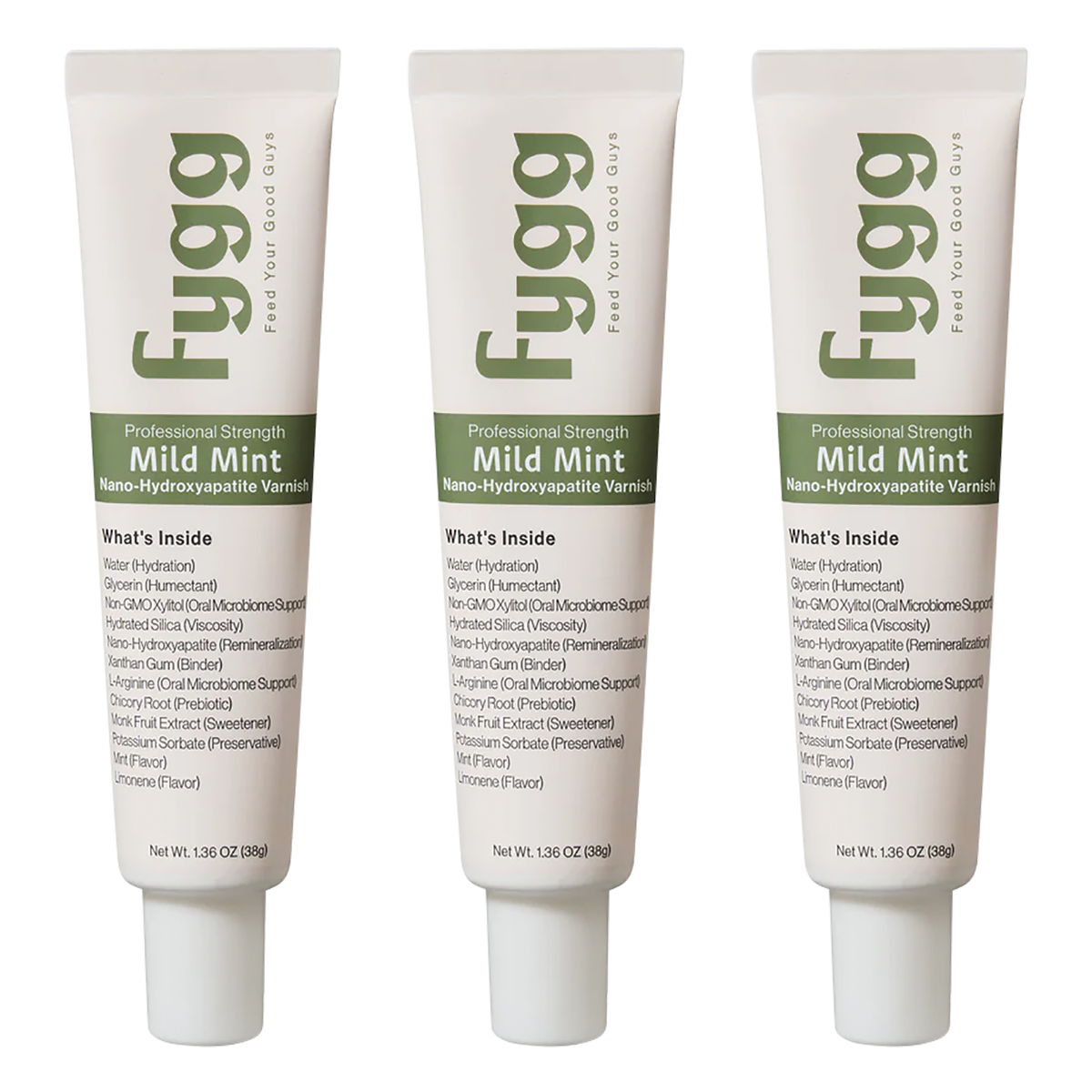 フェイスクリーム gruengarten Fygg Hydroxyapatite Professinal Varnish - Mint - American Dental