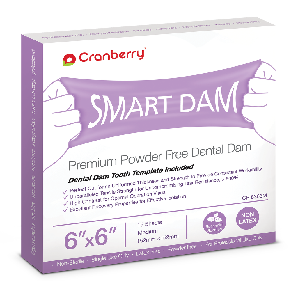 Cranberry Smart Dams (Non-Latex)
