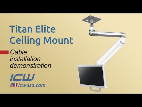 Single Elite Ceiling Monitor Mount