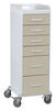 Tall 6-Drawer Locking Mobile Cabinet