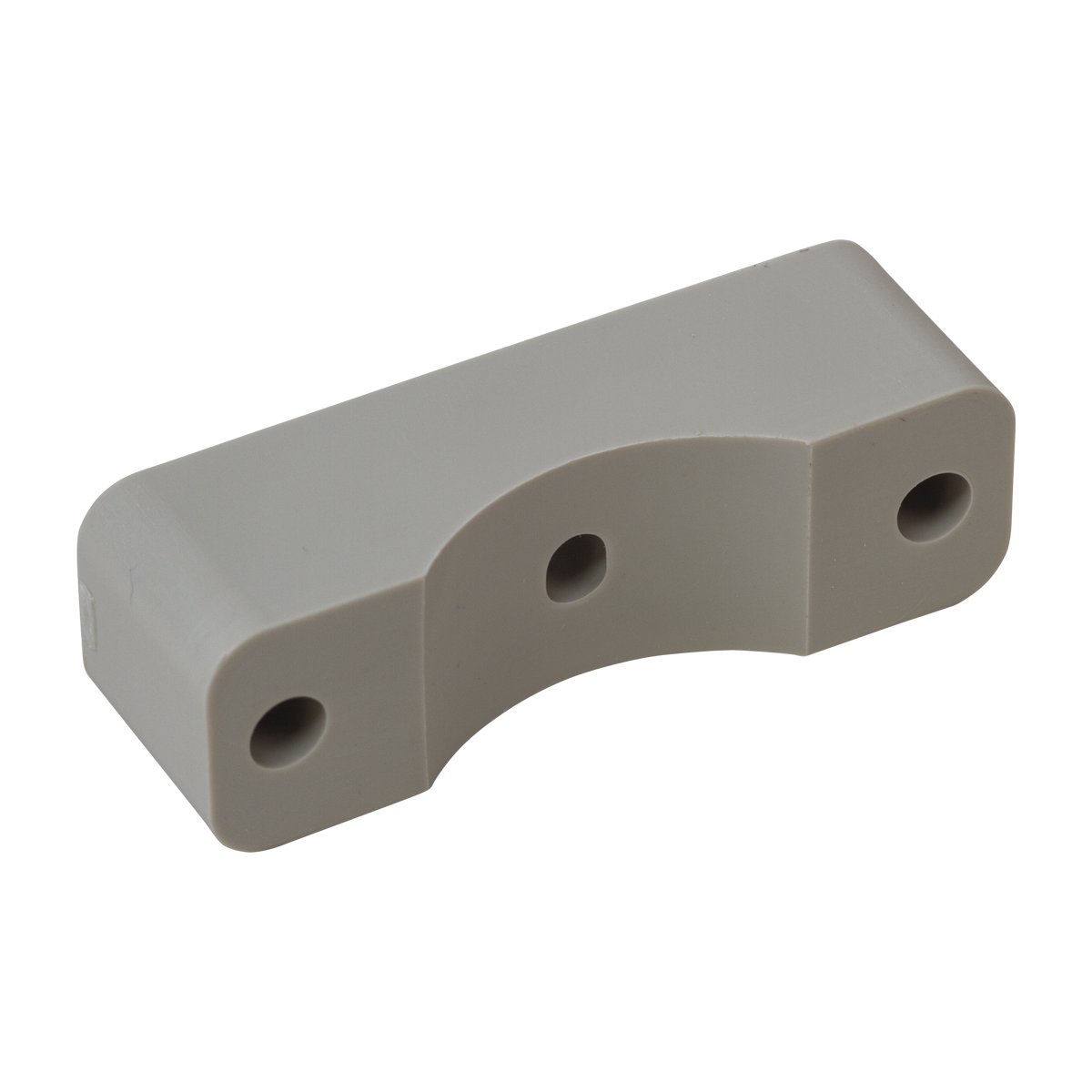 Rounded Holder Bracket - Single (Plastic)