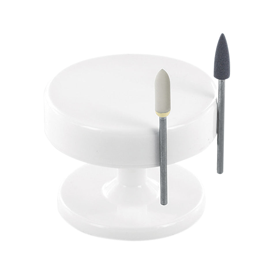 White Magnetic Bur Stand