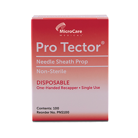 Box of 100 Pro Tector Disposable Needle Sheath Props