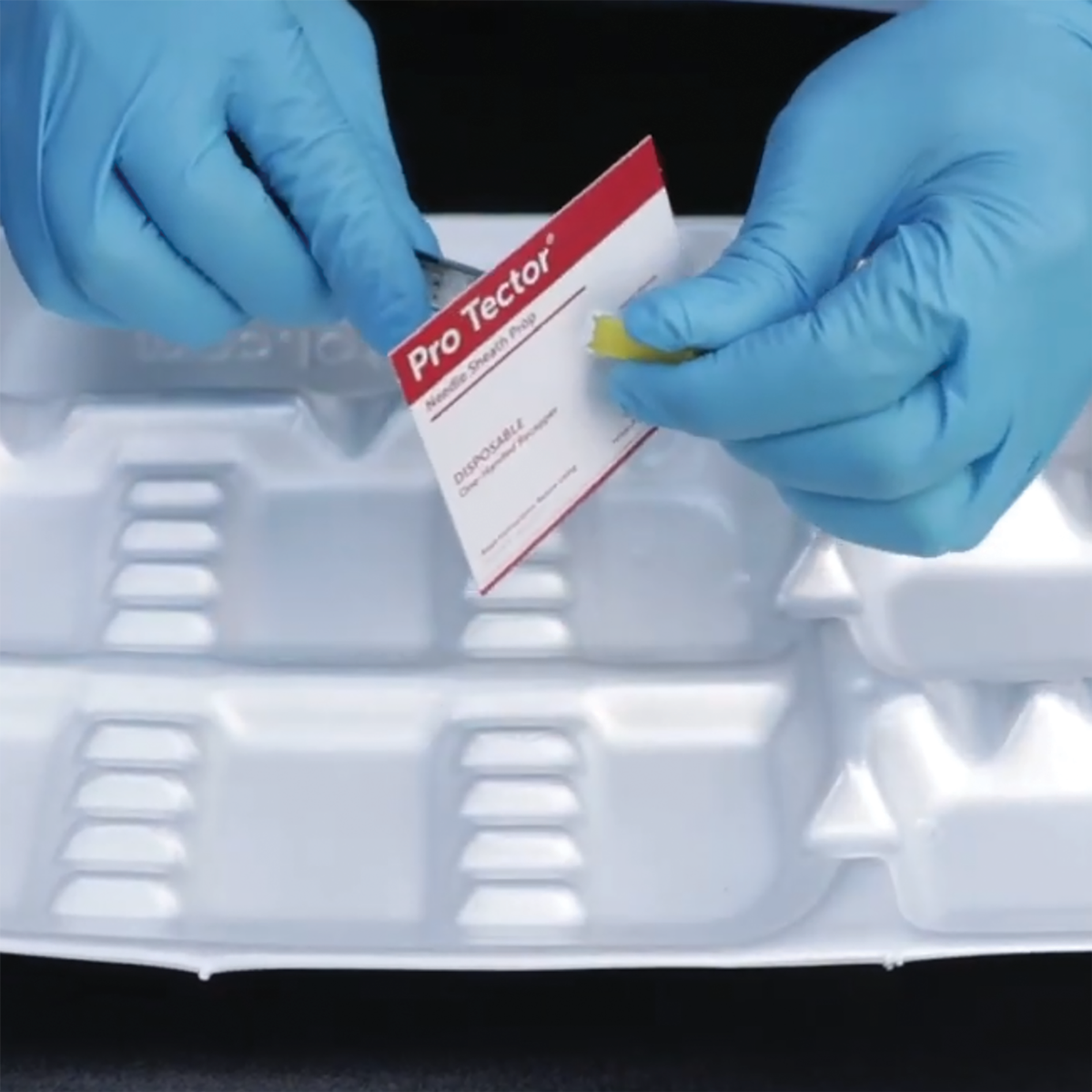 Capping the Needle Using the Pro Tector