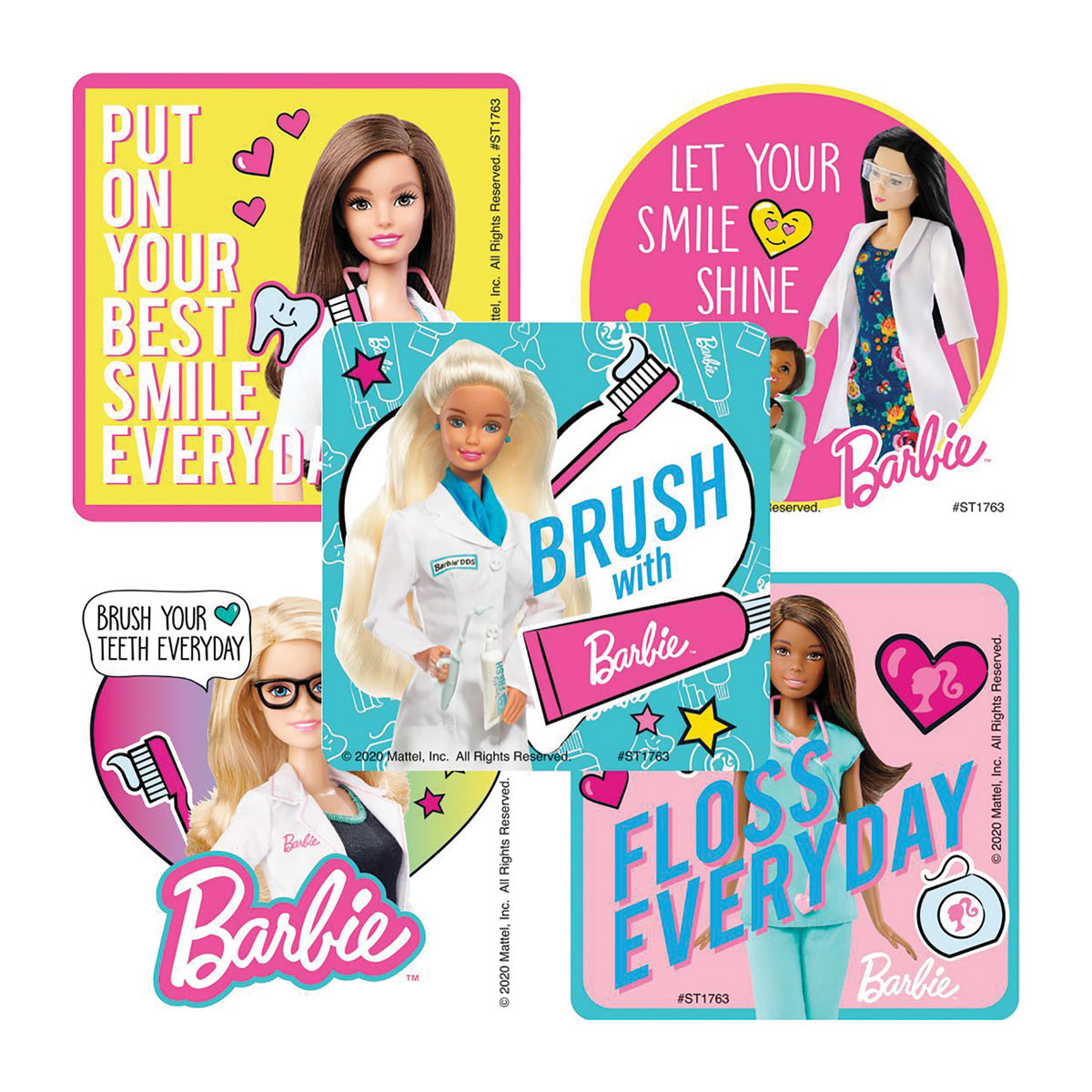Barbie Stickers for Patients