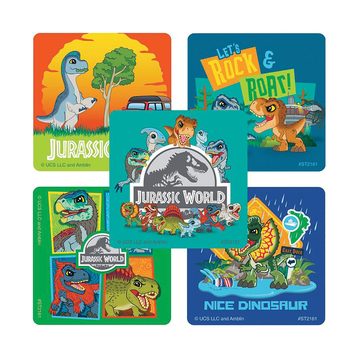 Jurassic World Stickers for Patients