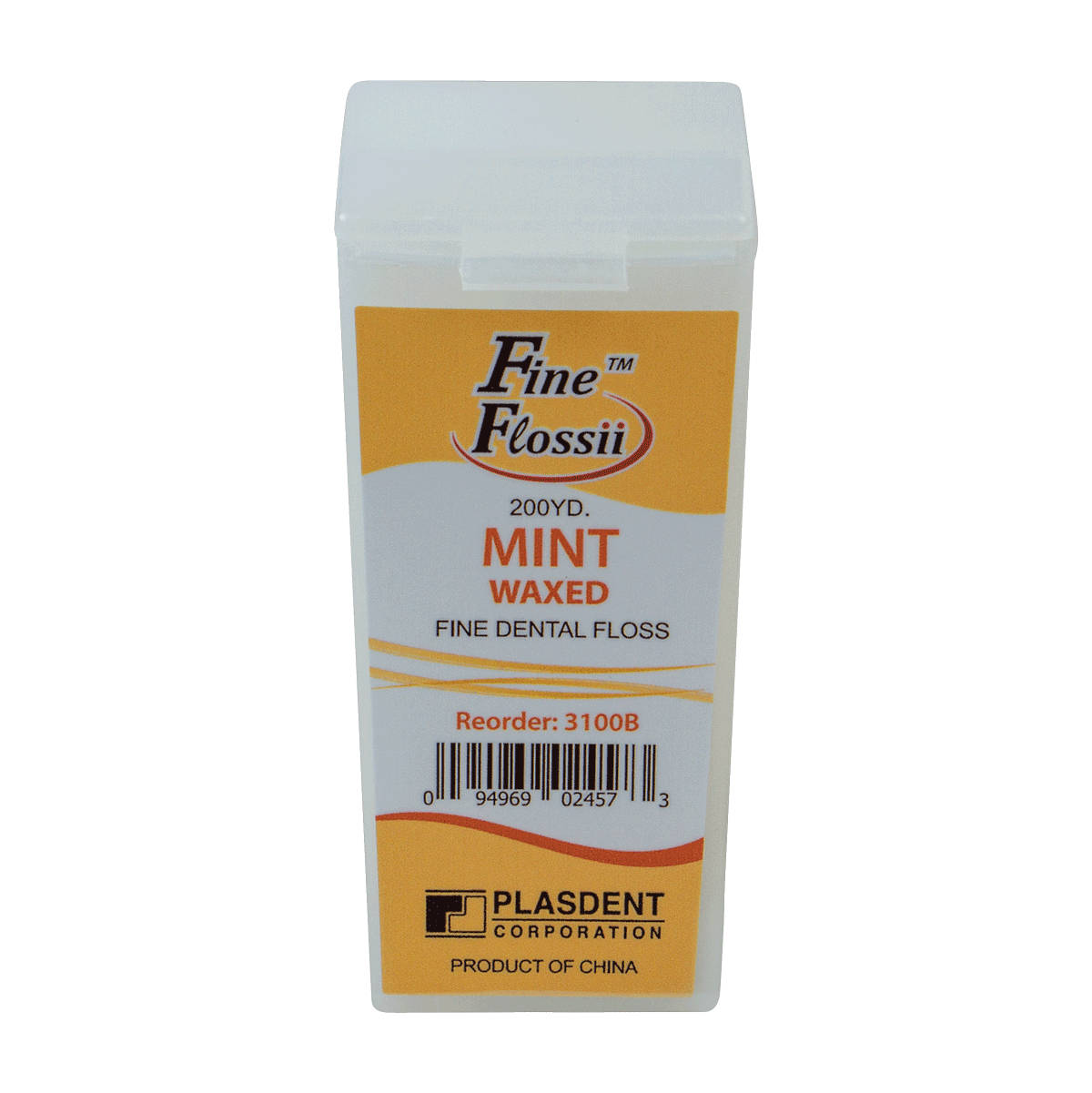 Fine Waxed Dental Floss With Dispenser (Mint)