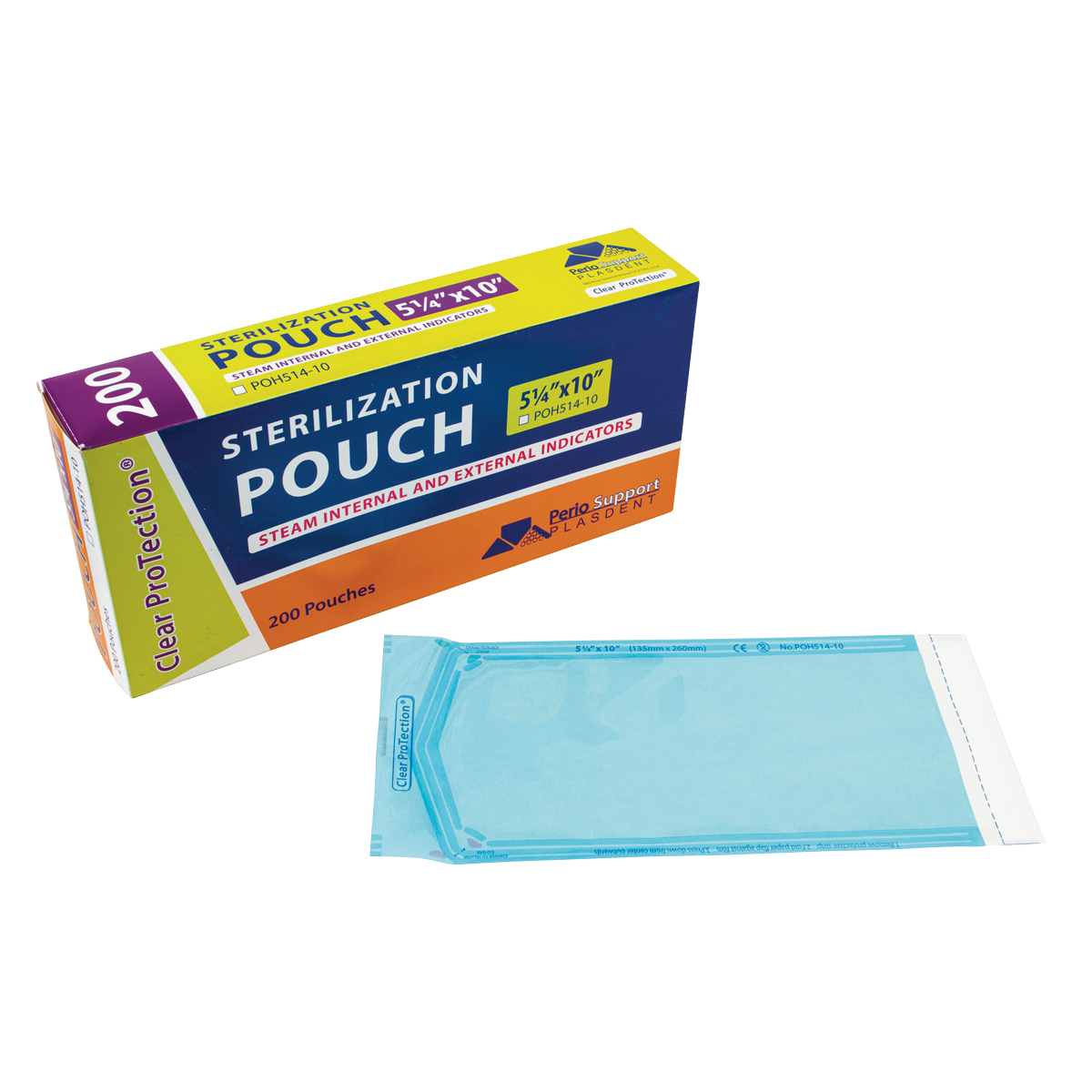 Plasdent Sterilization Pouches (5.25