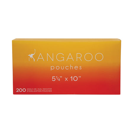 Kangaroo 5.25" x 10" Self-Seal Sterilization Pouches (Case)