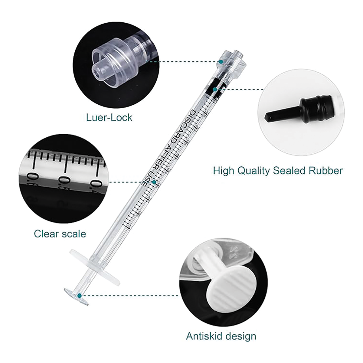 Luer Lock Syringe Features
