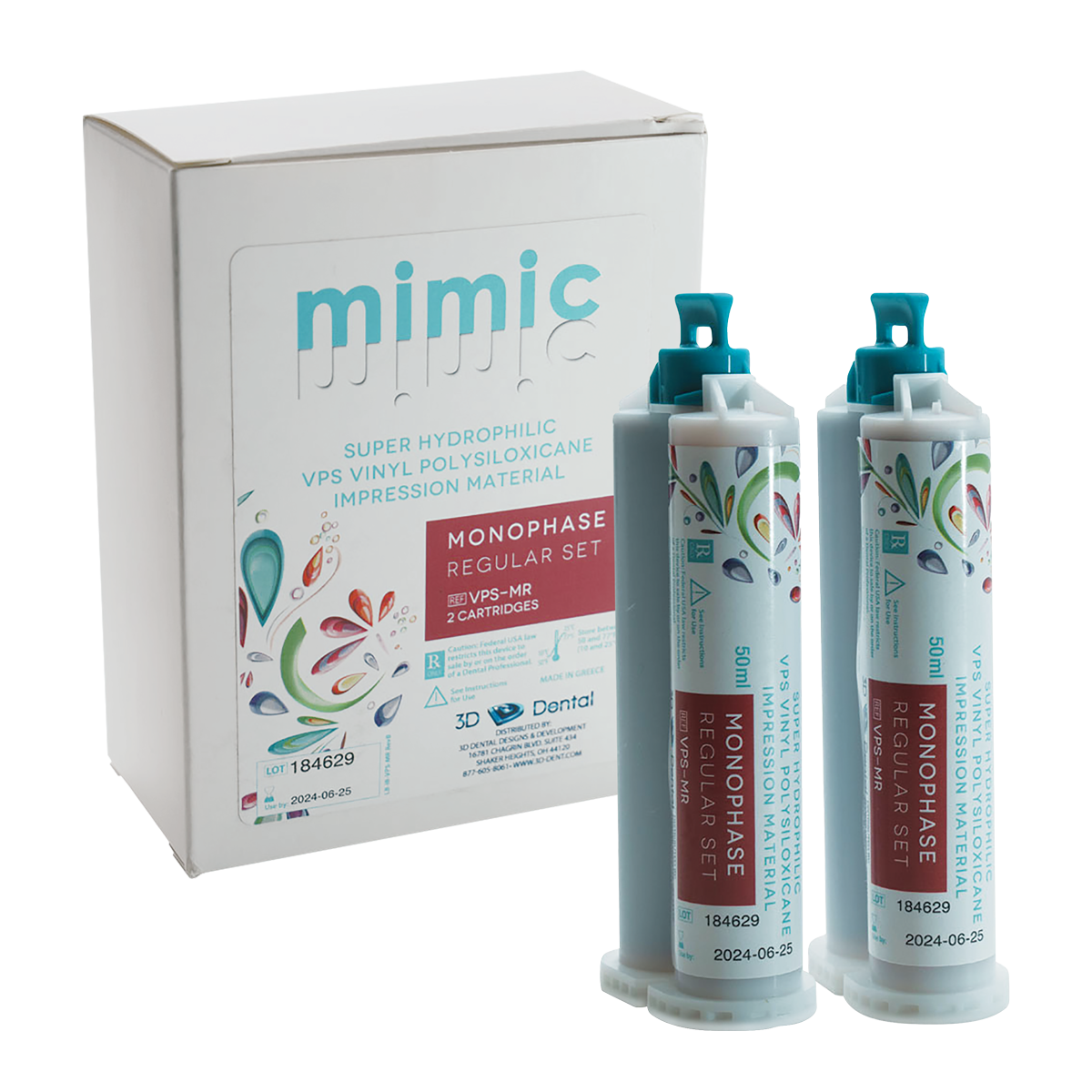 Mimic 50 mL VPS Impression Material Cartridges