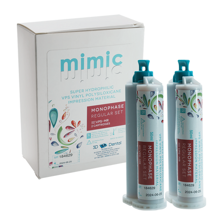 Mimic 50 mL VPS Impression Material Cartridges