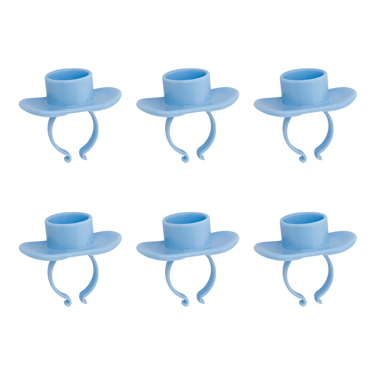 Plastic Prophy Paste Finger Rings (Pkg. 6)