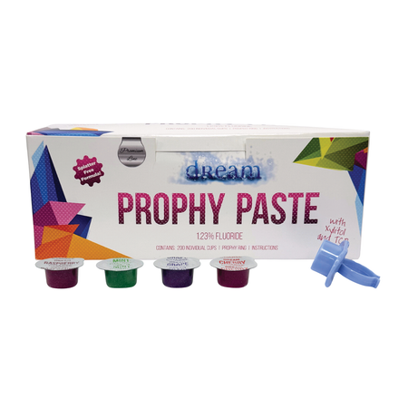 Dream Non-Splatter Prophy Paste Cups in Assorted Flavors
