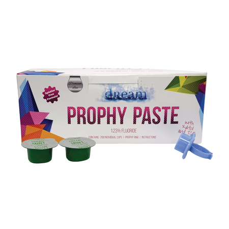Dream Non-Splatter Prophy Paste Cups in Mint
