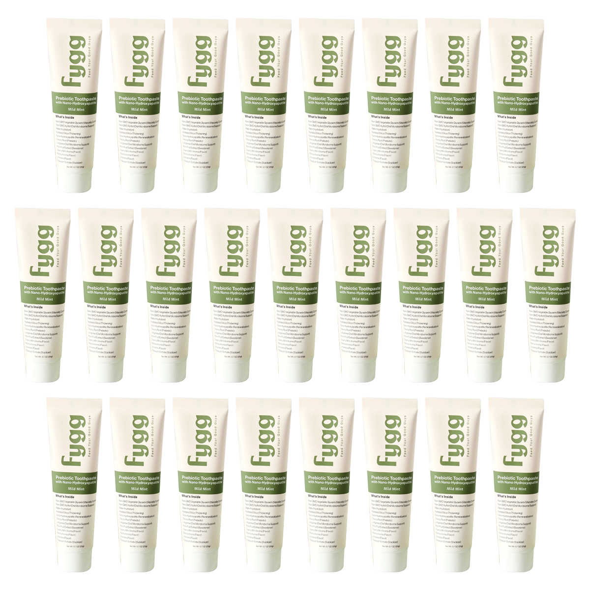 Pkg. of 25 Mint Travel-Sized Fygg Toothpastes