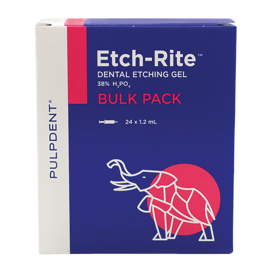 Updated Pulpdent Etch-Rite Gel Packaging