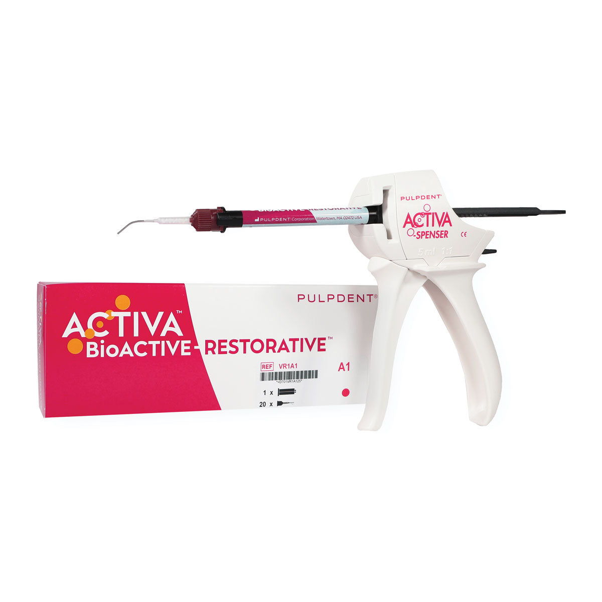 Pulpdent Activa BioACTIVE Restorative (Starter Kit) in Shade A1