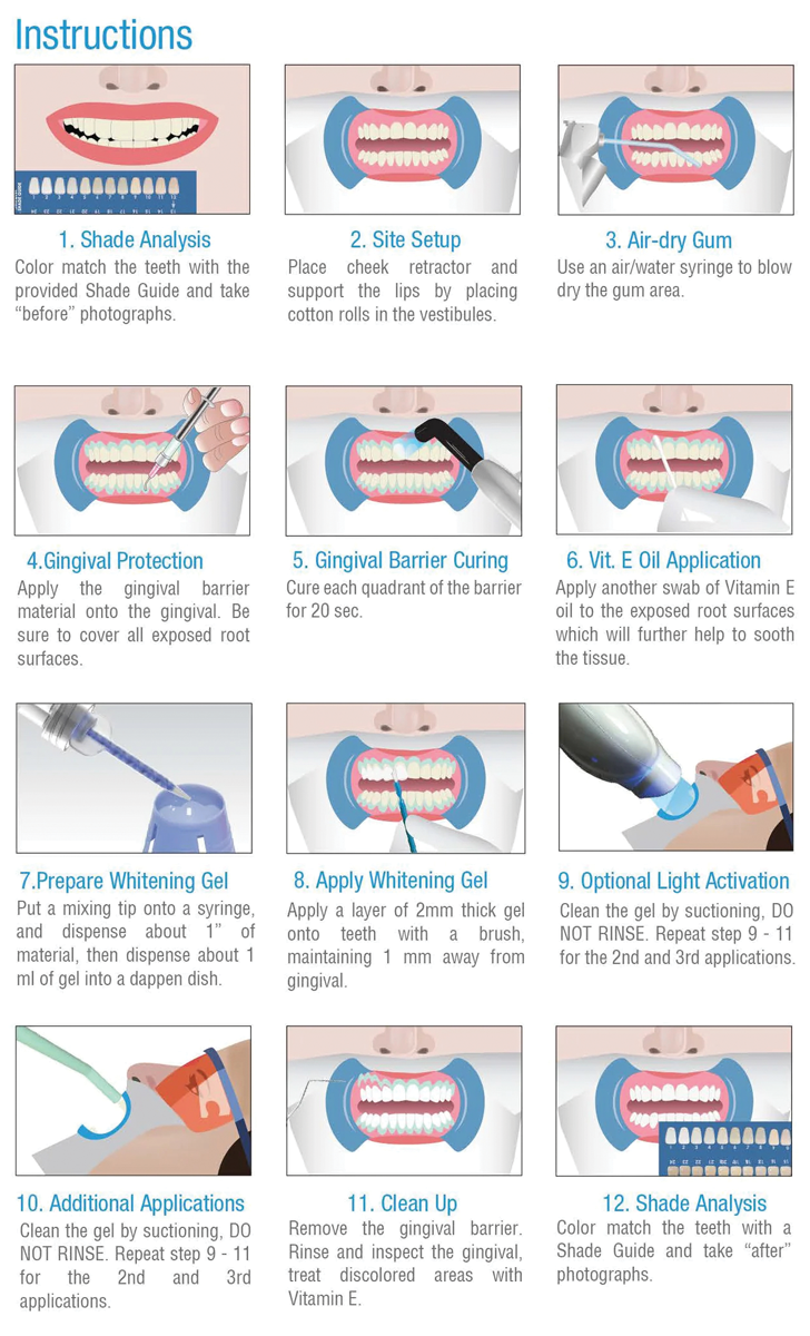 Whitening Instructions