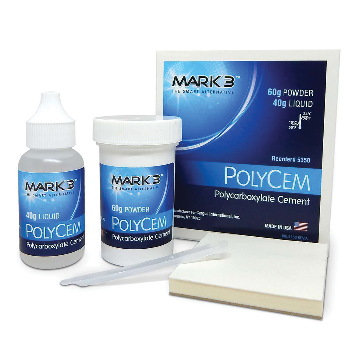 MARK3 PolyCem Polycarboxylate Cement Kit