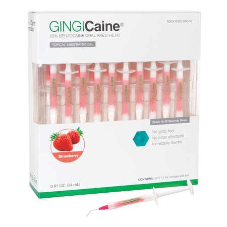 GINGICaine Oral Anesthetic Gel Syringes