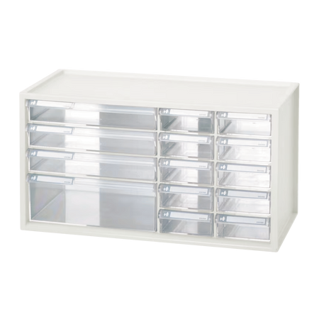 White 14 Drawer Countertop Organizer