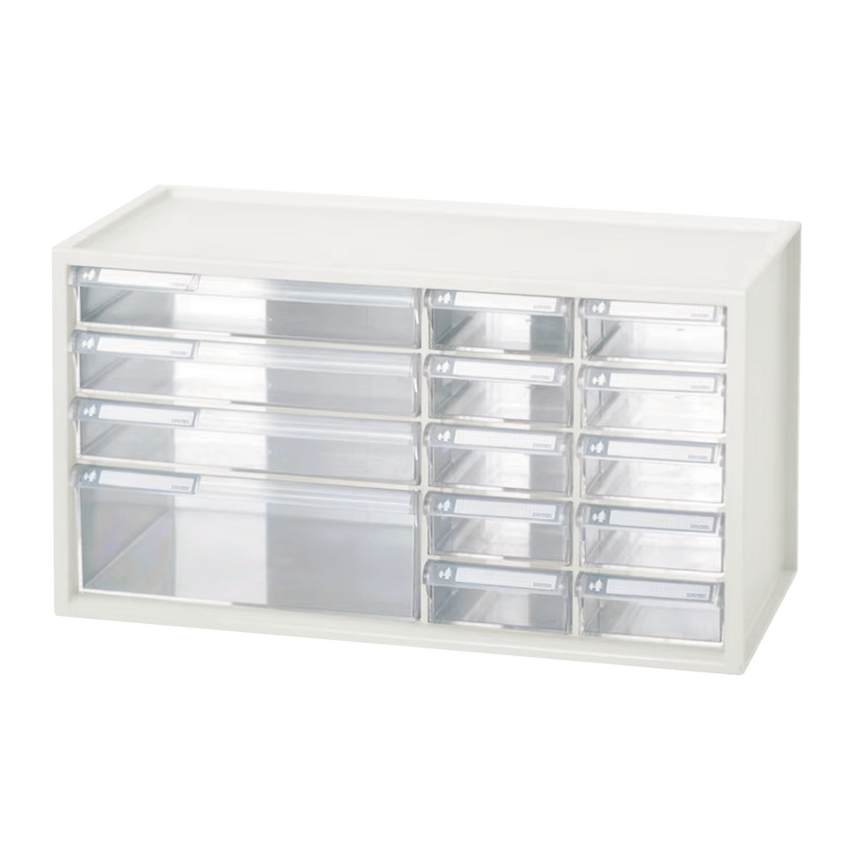 White 14 Drawer Countertop Organizer
