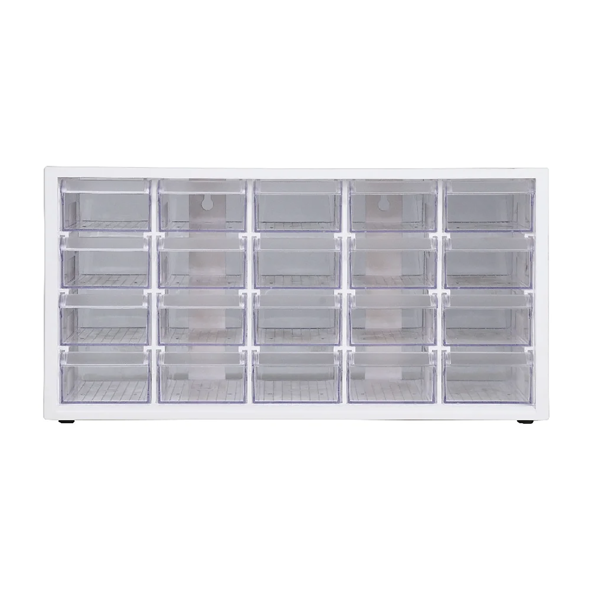 White Tabletop Storage Bins