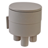 Type B Collection Canister With a Push Lock Lid