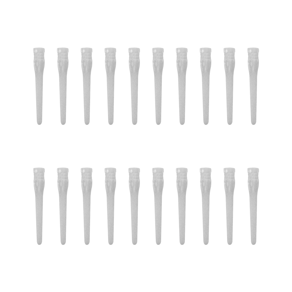 Package of 20 Parkell C-I White Glass Fiber Posts