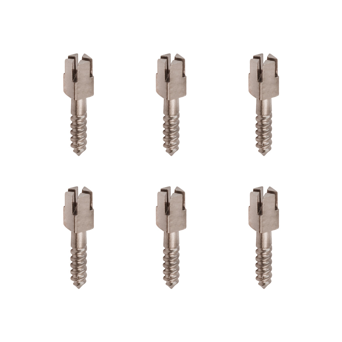 Package of 6 Titanium Cross Head Endo Screw Posts (8 mm)