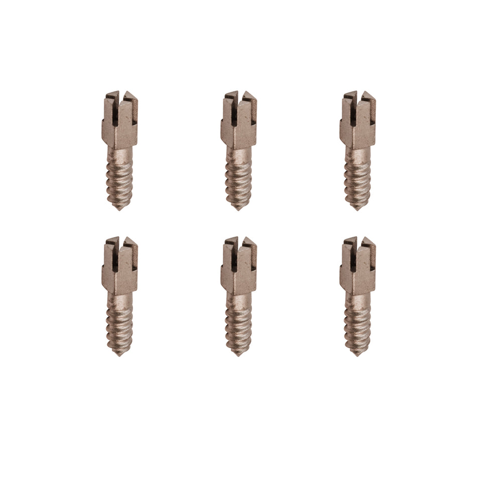 Package of 6 Titanium Composite Head Endo Screw Posts (8 mm)