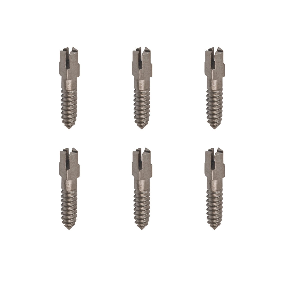 Package of 6 Titanium Composite Head Endo Screw Posts (9.5 mm)