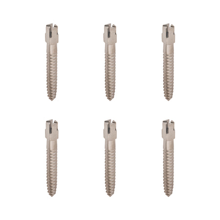 Package of 6 Titanium Composite Head Endo Screw Posts (14 mm)