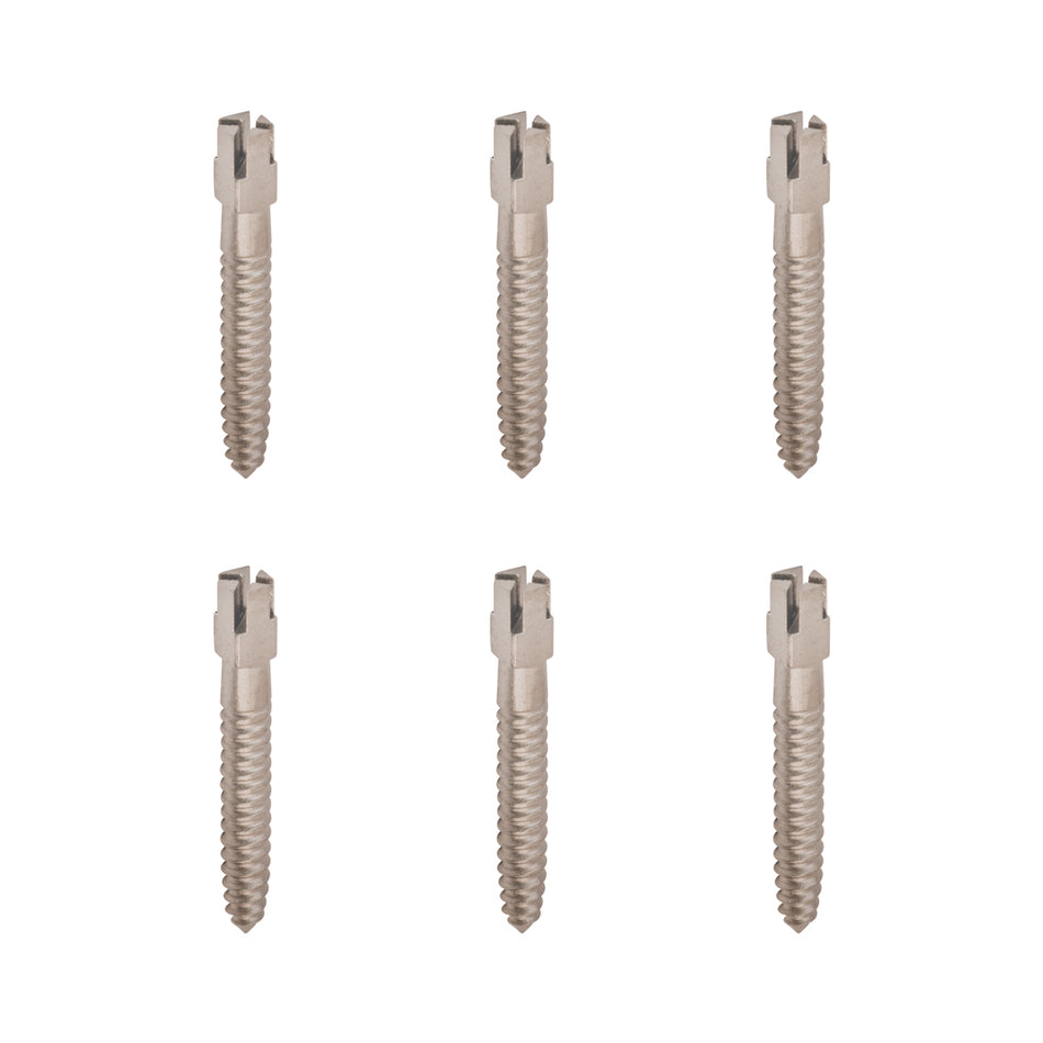 Package of 6 Titanium Composite Head Endo Screw Posts (14 mm)