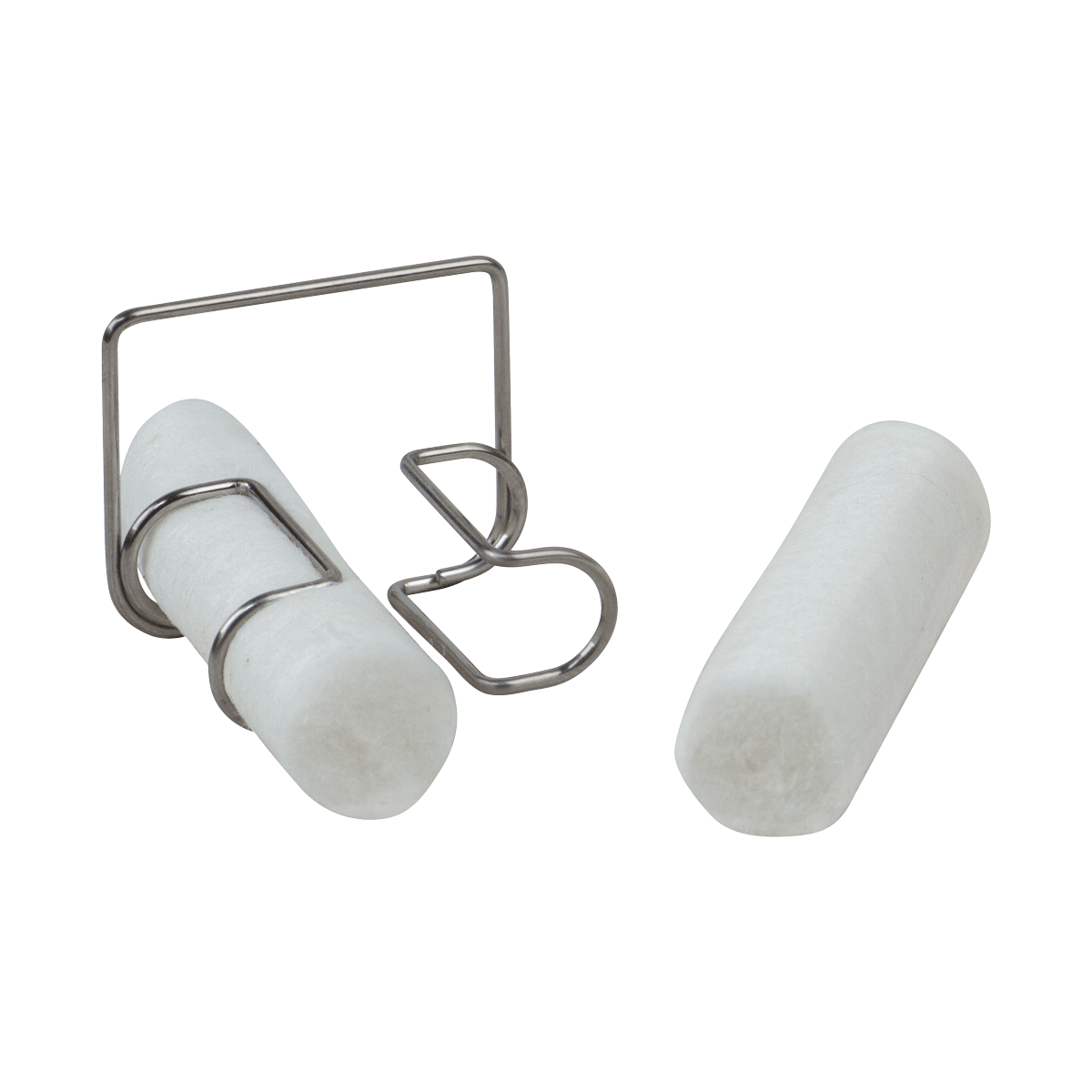 Placing Cotton Rolls in Holder