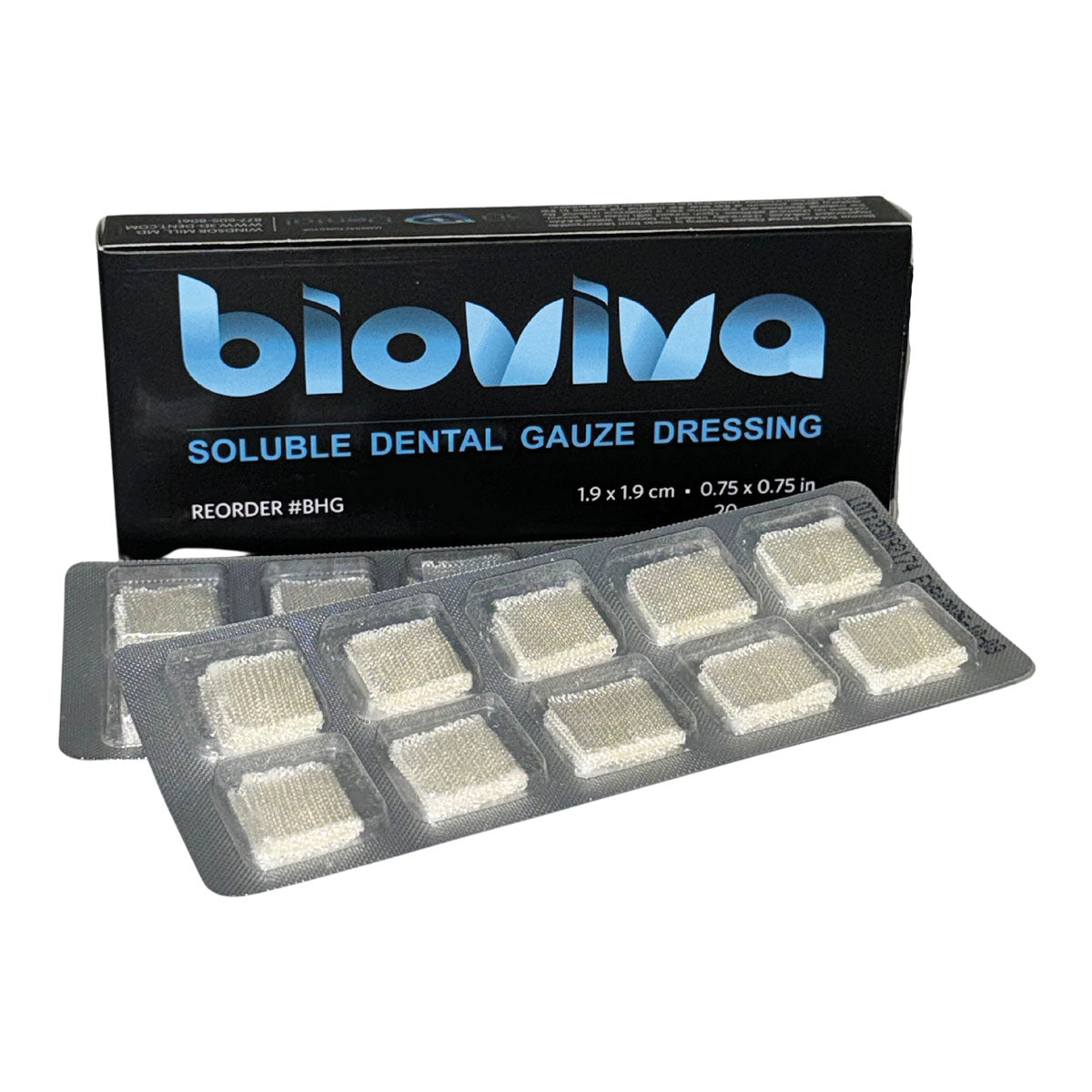 BioViva Hemostatic Gauze Dressing (Pkg. 20)