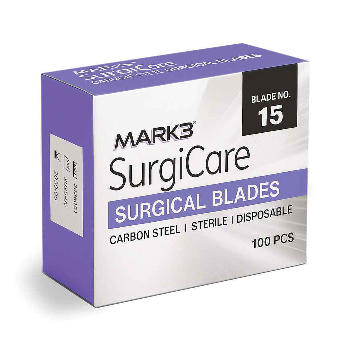 MARK3 SurgiCare Disposable Surgical Scalpel Blades