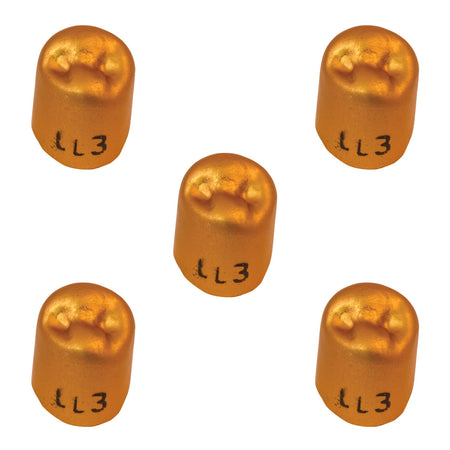 Pkg. of 5 Dexiter Gold Anodized Temporary Crowns (1st Lower Left Bicuspid)
