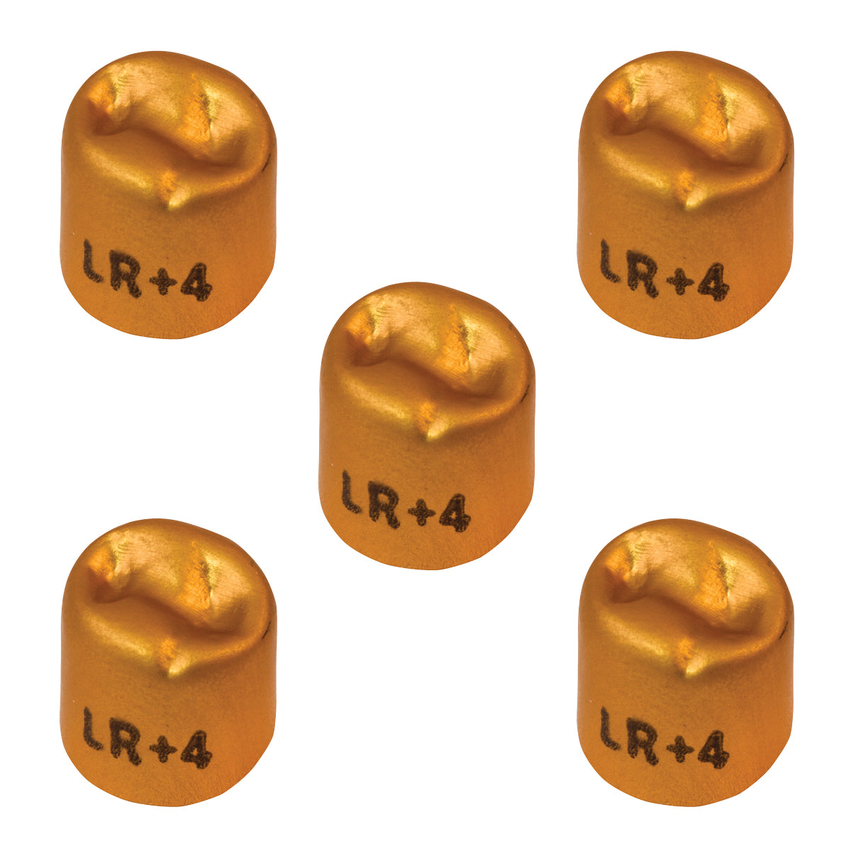Pkg. of 5 Dexiter Gold Anodized Temporary Crowns (2nd Lower Right Bicuspid)