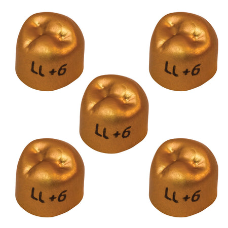 Pkg. of 5 Dexiter Gold Anodized Temporary Crowns (1st Lower Right Bicuspid)