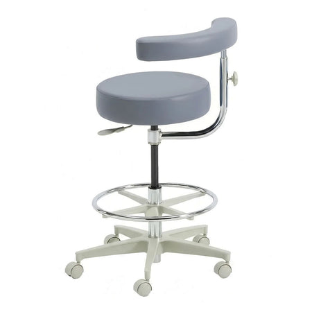 Brewer Traditional Assistant's Stool in Blue Fog