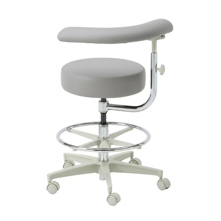 Brewer Standard Assistant's Stool in Feather