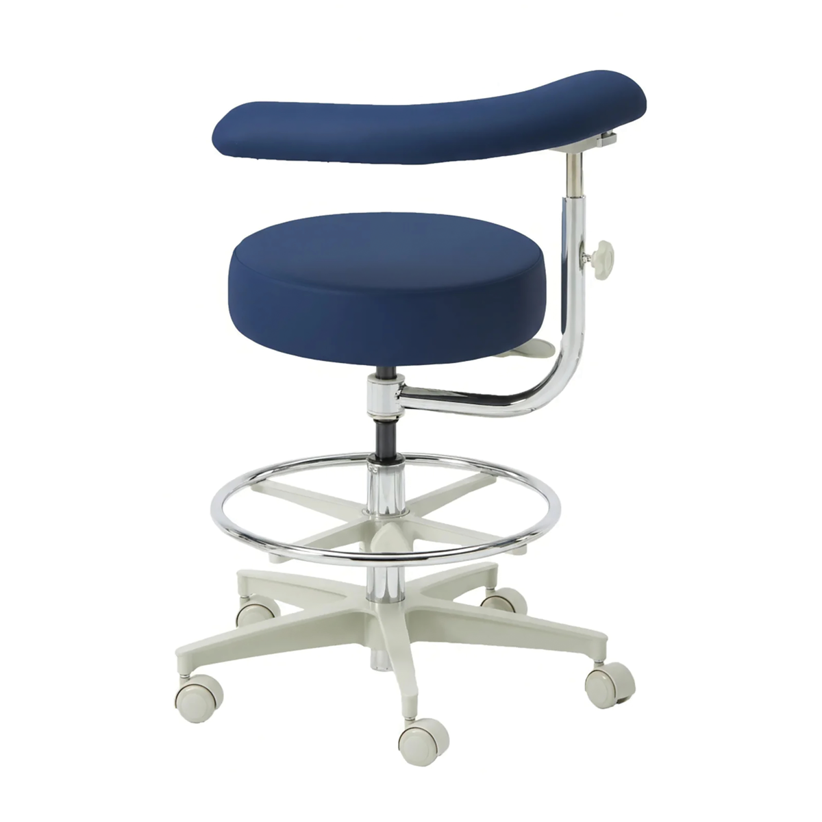 Brewer Standard Assistant's Stool in Royal Blue