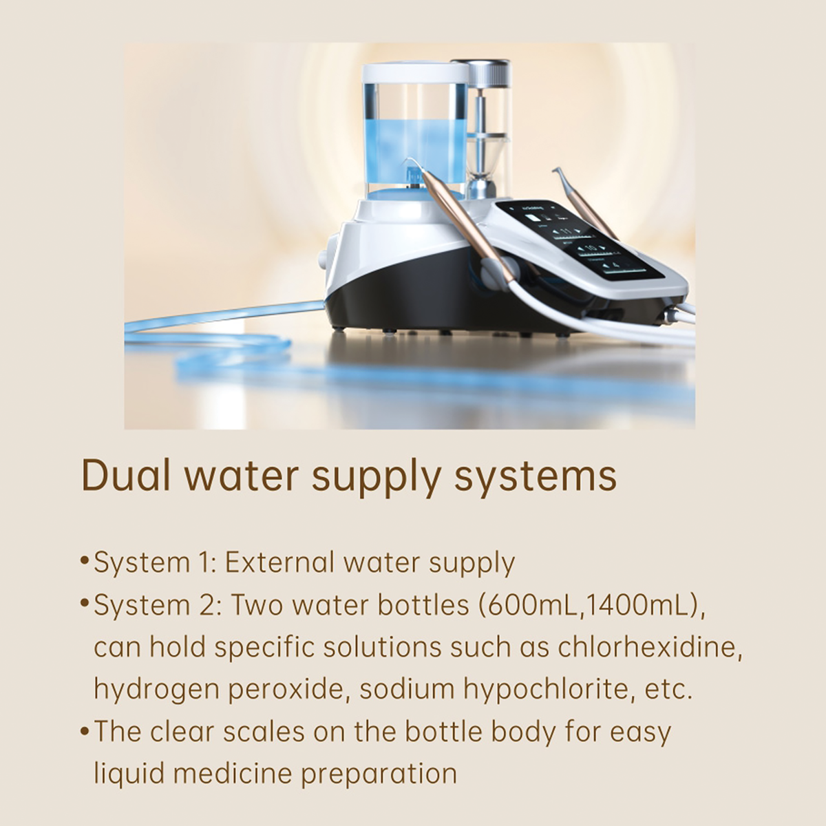 Dual Water Supply Feature