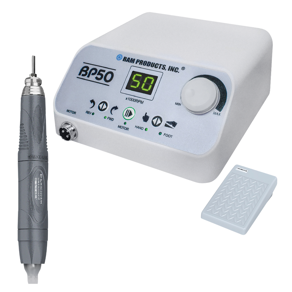 RAM BP50 Brushless Lab Micromotor System (Slim Handpiece)