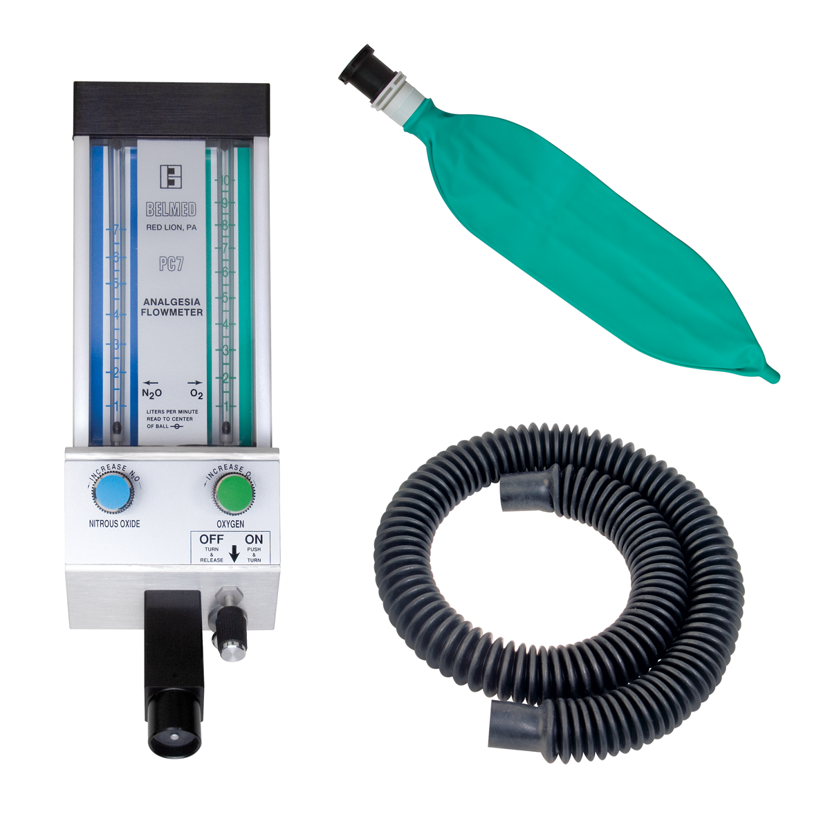 Belmed Flowmeter (Head With Rubber Goods)