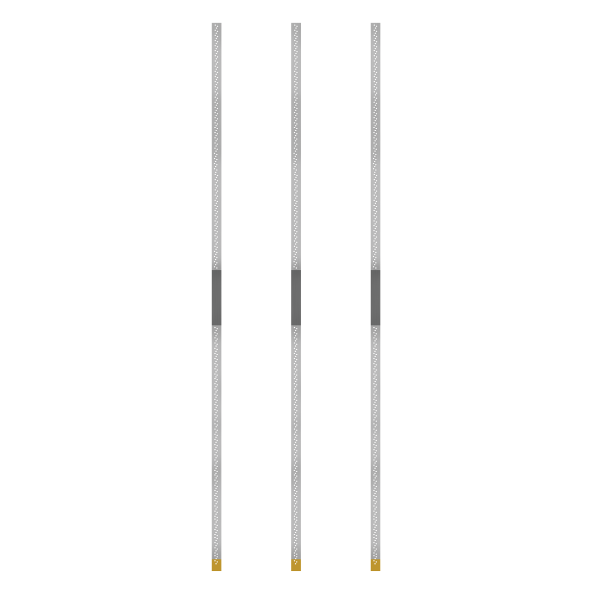 Package of 3 2.5mm SS White JAZZ Pro Finishing Strips (Fine Grit)