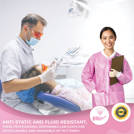 Anti-Static & Fluid Resistant Lab Coats