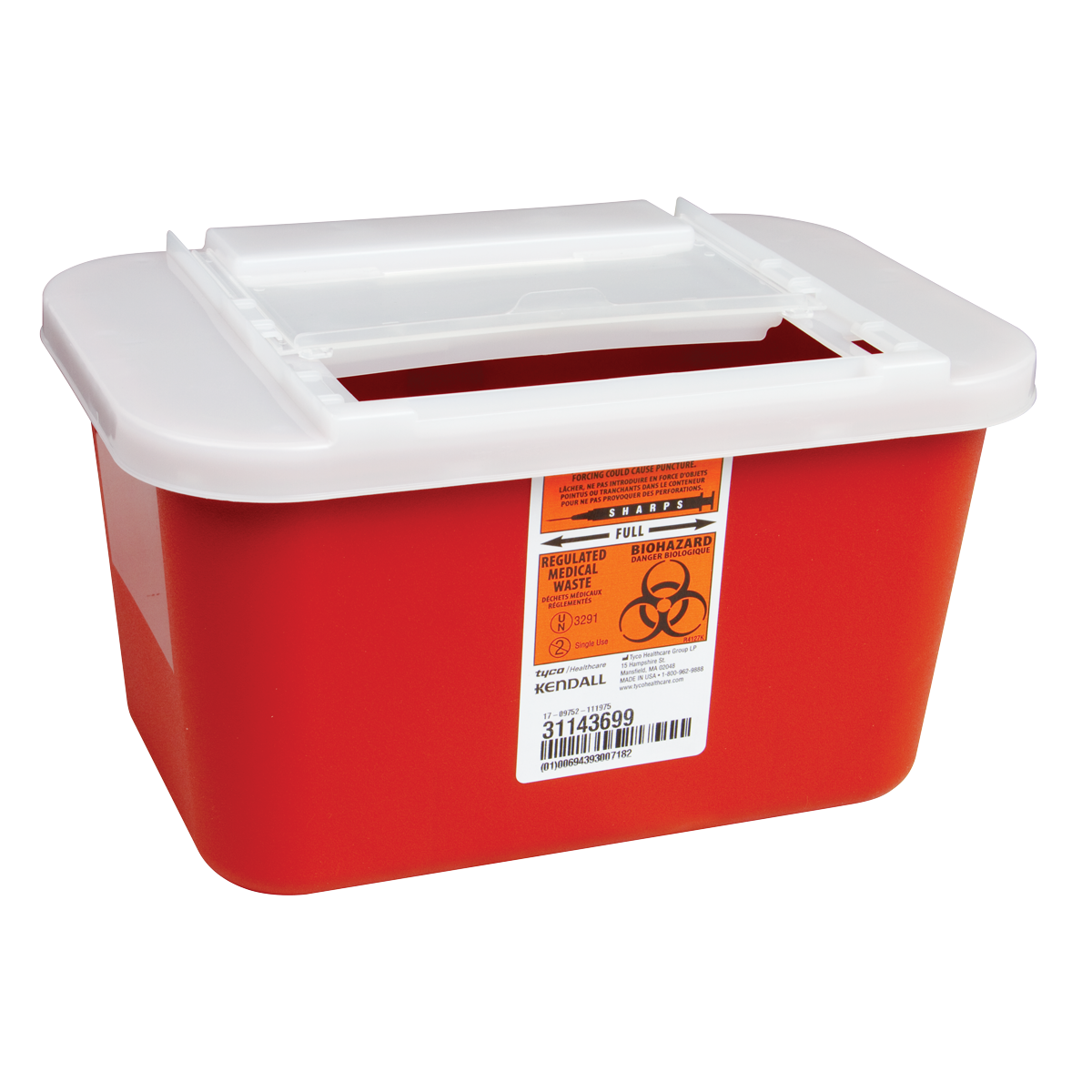 4 Quart Sharps Container (Slide Top)